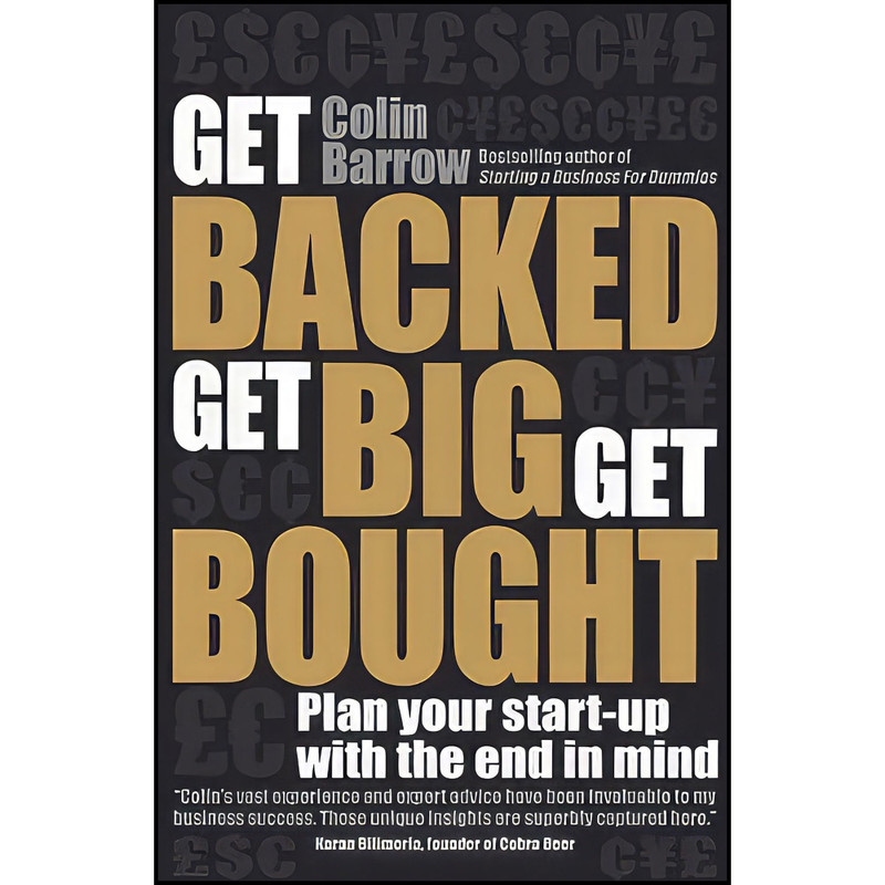 کتاب Get Backed, Get Big, Get Bought اثر Colin Barrow انتشارات Capstone