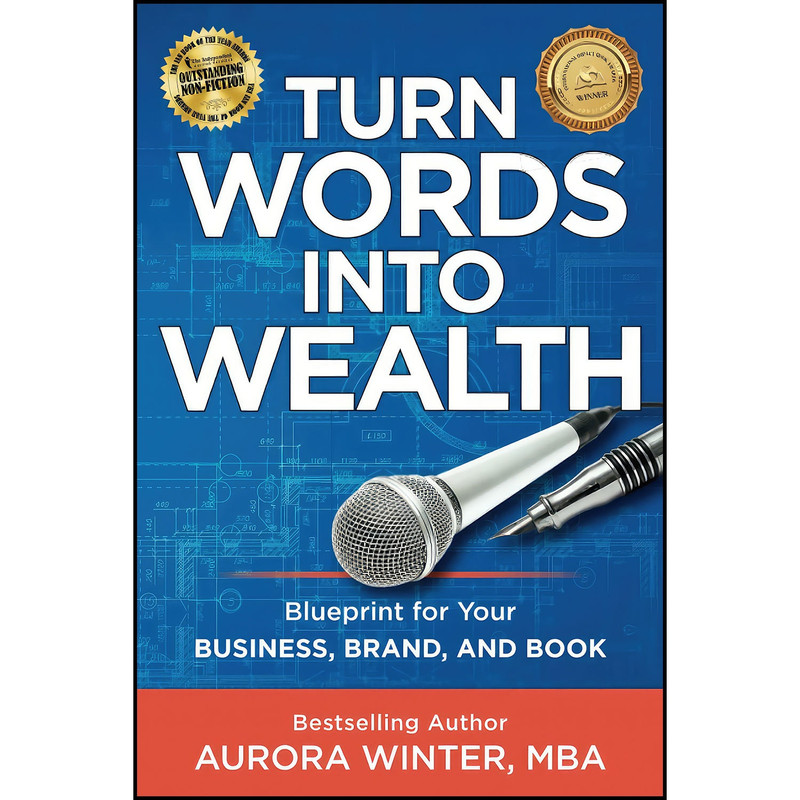 کتاب Turn Words Into Wealth اثر Aurora Winter انتشارات بله