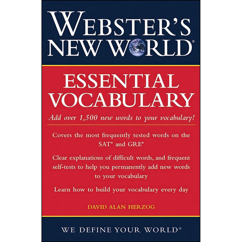کتاب Websters New World Essential Vocabulary اثر David Alan Herzog انتشارات Collins Reference
