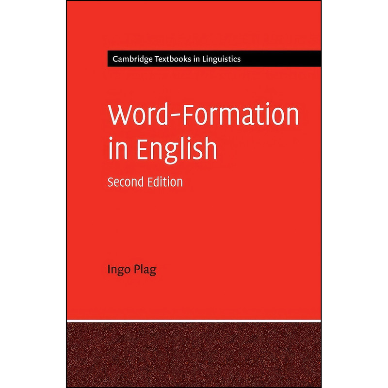 کتاب Word-Formation in English  اثر Ingo Plag انتشارات Cambridge University Press