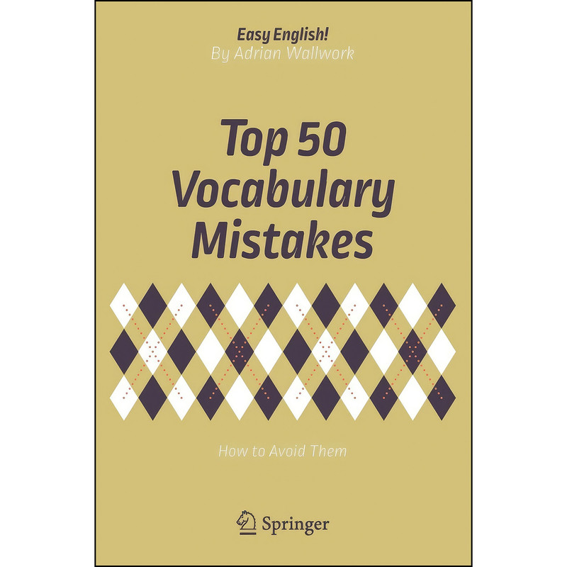 کتاب Top 50 Vocabulary Mistakes اثر Adrian Wallwork انتشارات Springer
