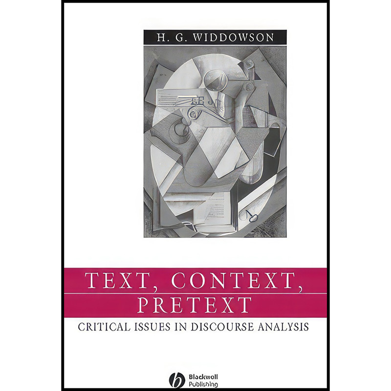 کتاب Text, Context, Pretext اثر H. G. Widdowson انتشارات Wiley-Blackwell