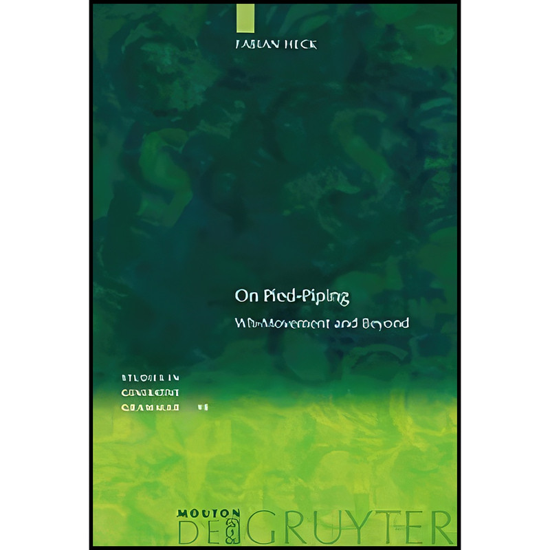 کتاب On Pied-Piping اثر Fabian Heck انتشارات Walter de Gruyter