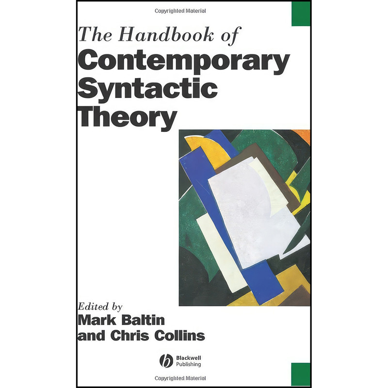 کتاب The Handbook of Contemporary Syntactic Theory اثر Mark Baltin and Chris Collins انتشارات Wiley-Blackwell