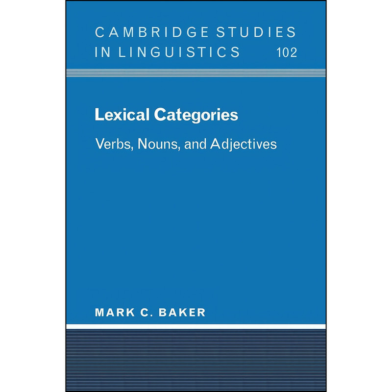 کتاب Lexical Categories اثر Mark C. Baker انتشارات Cambridge University Press