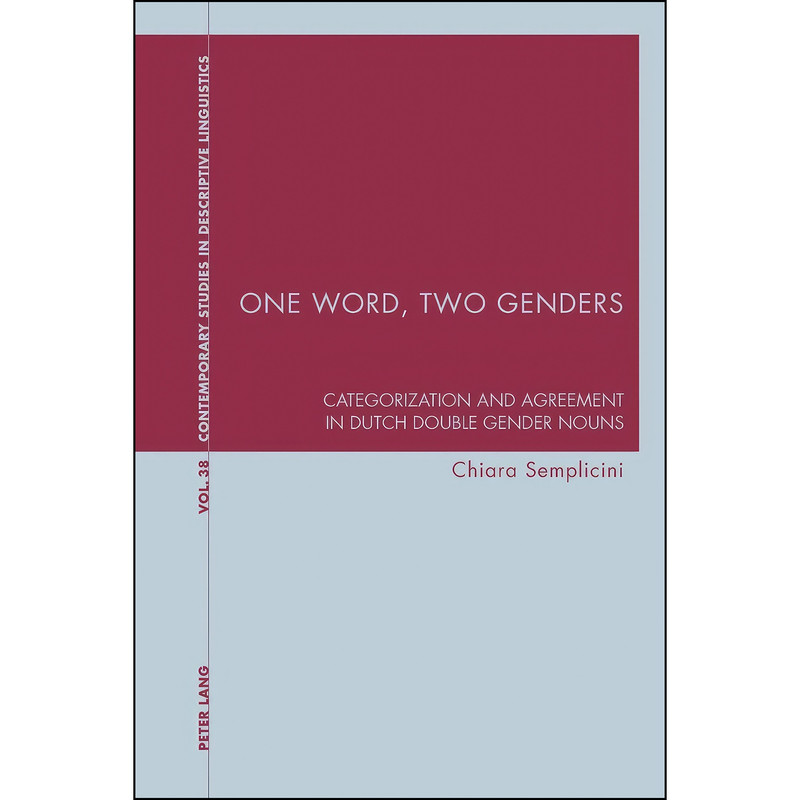 کتاب One Word, Two Genders اثر Chiara Semplicini انتشارات بله