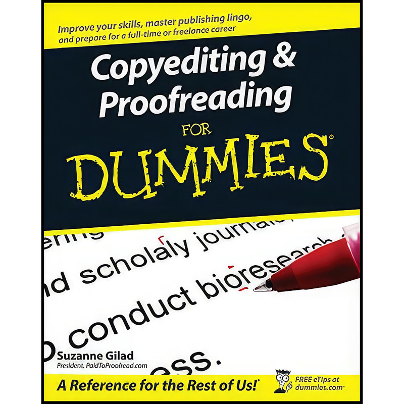 کتاب Copyediting and Proofreading For Dummies اثر Suzanne Gilad انتشارات For Dummies