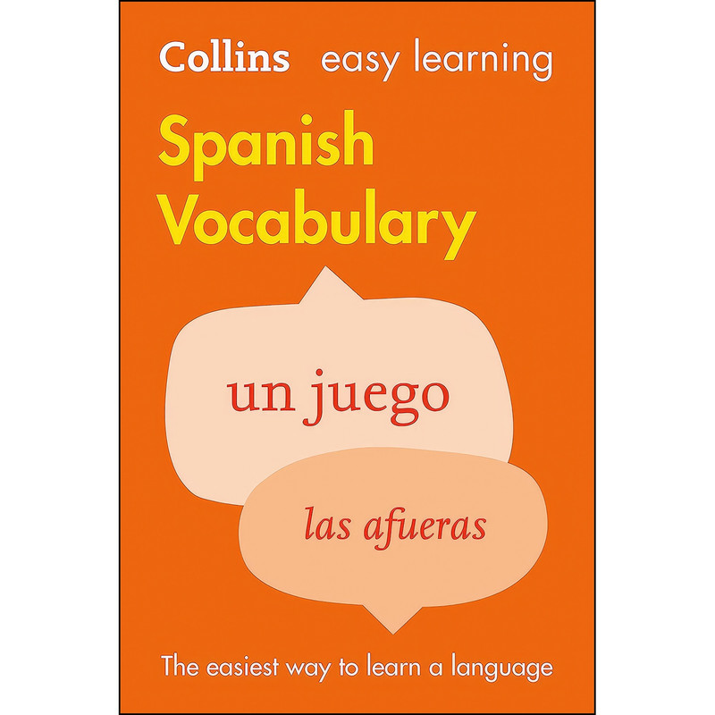 کتاب Easy Learning Spanish Vocabulary  اثر Collins Dictionaries انتشارات HarperCollins UK