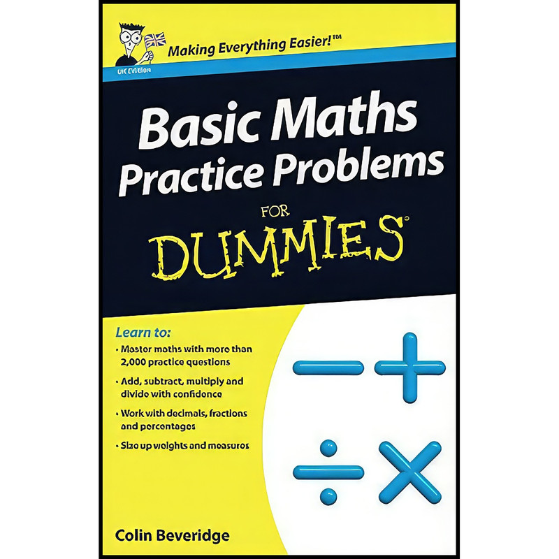 کتاب Basic Maths Practice Problems FD اثر Colin Beveridge انتشارات For Dummies