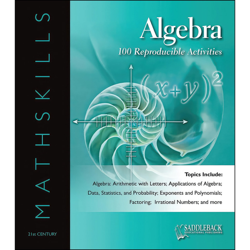 کتاب MathSkills Algebra ENHANCED اثر Saddleback Educational Publishing انتشارات Saddleback Educational Publishing