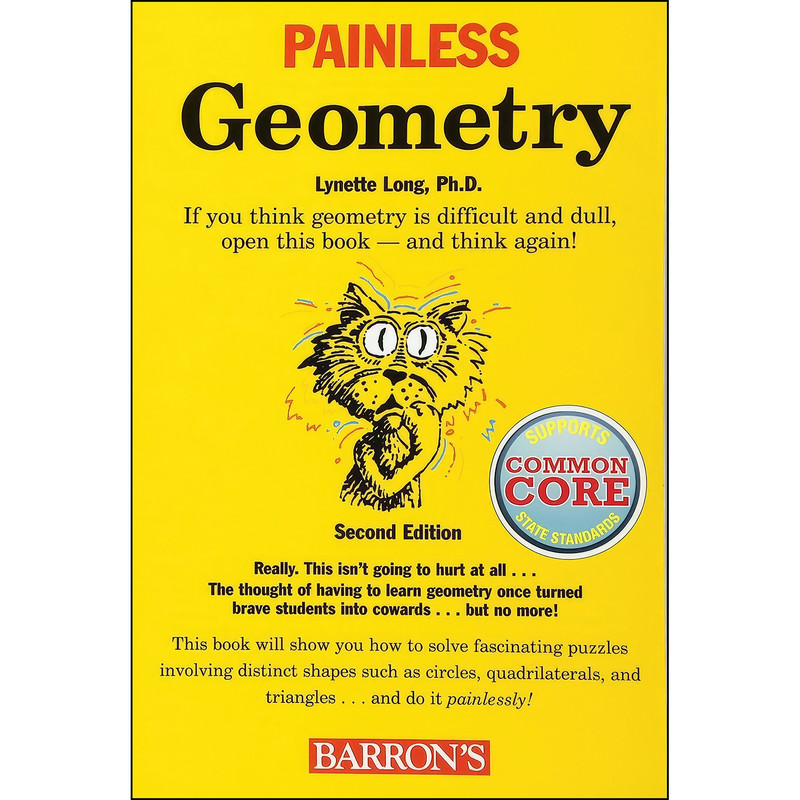 کتاب Painless Geometry  اثر Lynette Long انتشارات Barrons Educational Series