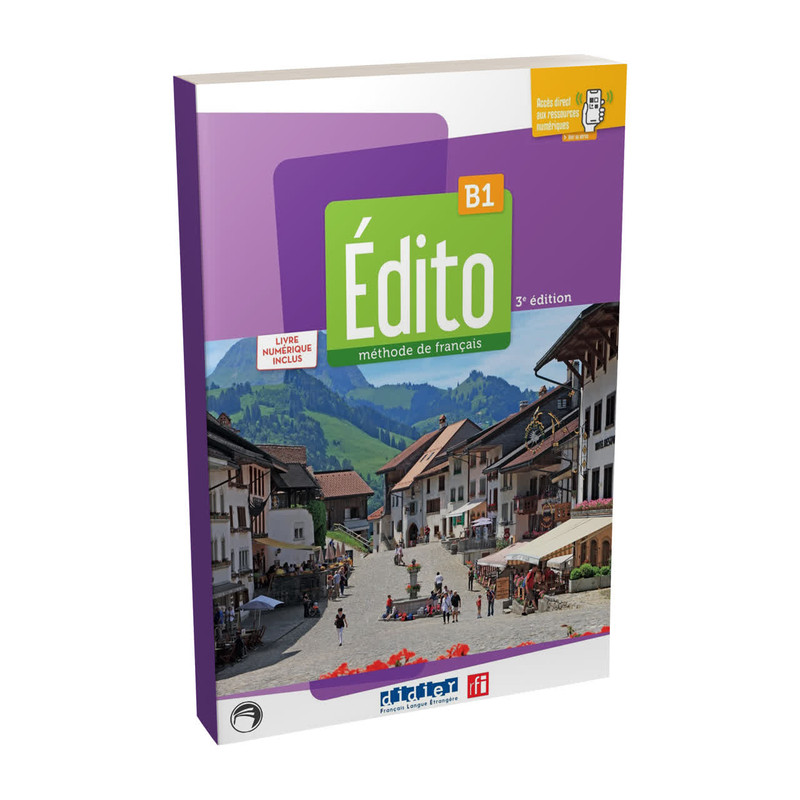 کتاب Edito B1 second edition اثر Pinson Cecile انتشارات Didier