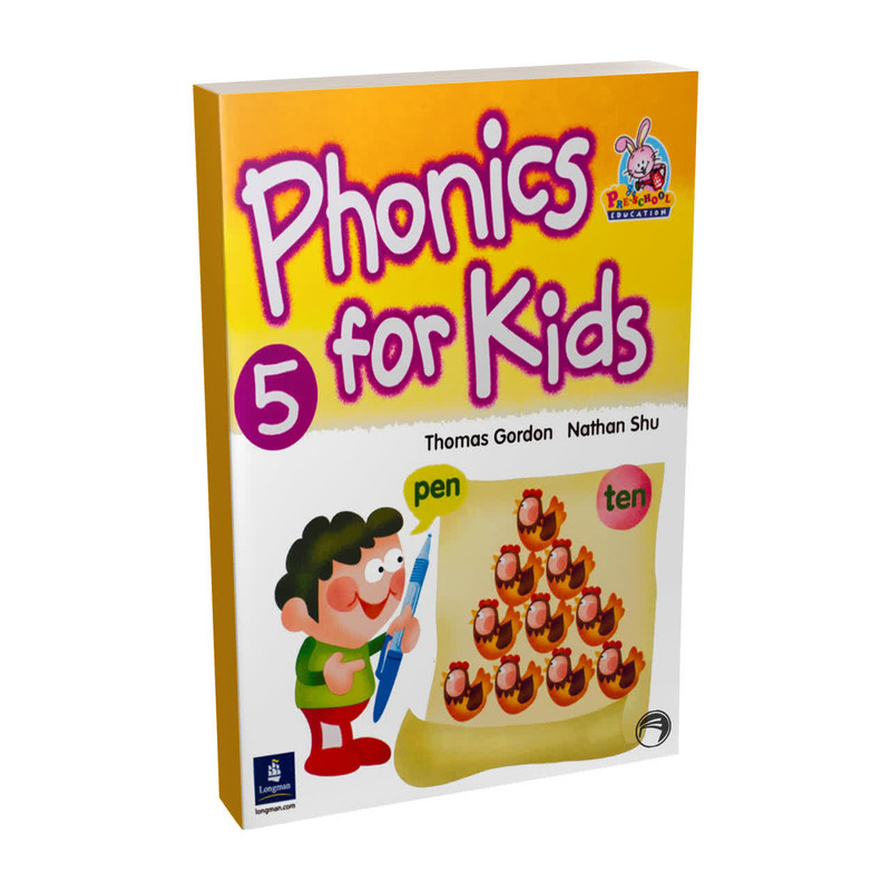 کتاب phonics for kids 5 اثر Nathan Shu انتشارات Pearson longman