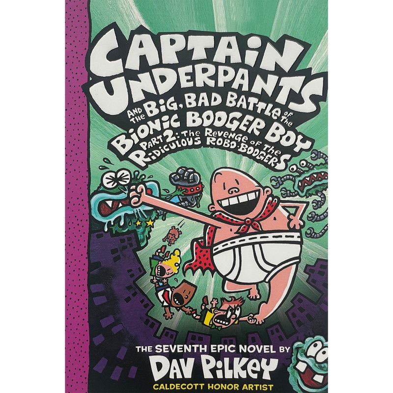 کتاب 7 Captain Underpants اثر Dav Pilkey انتشارات معیار علم