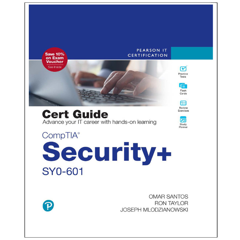 کتاب CompTIA Security+ SY0-601 Cert Guide اثر جمعی از نویسندگان انتشارات رایان کاویان