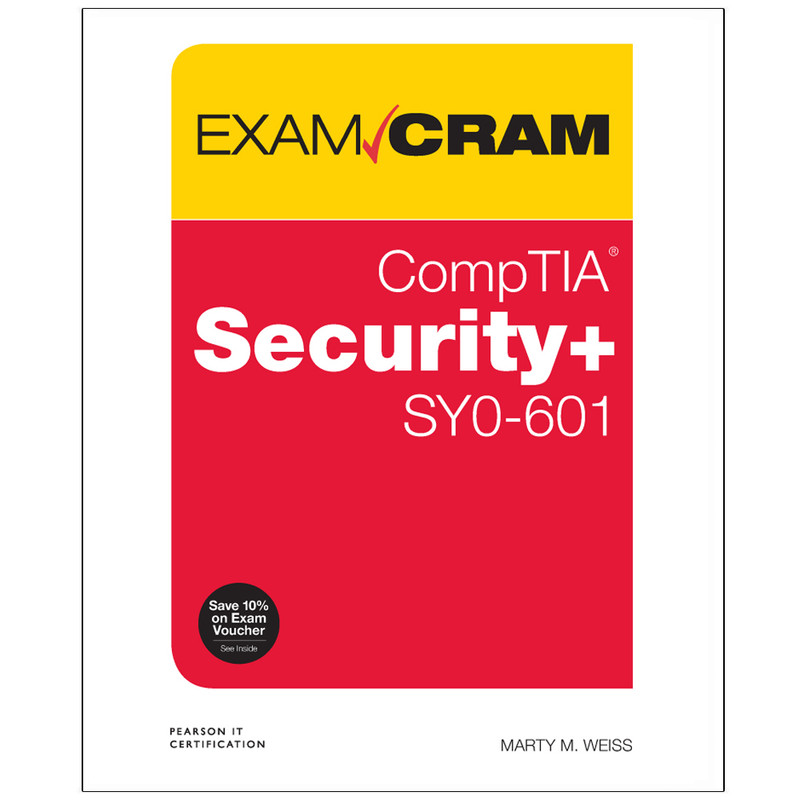کتاب CompTIA Security+ SY0-601 Exam Cram اثر Marty M. Weiss انتشارات رایان کاویان