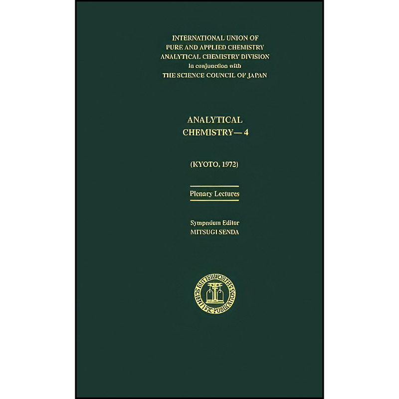 کتاب Analytical Chemistry-4 اثر Mitsugi Senda انتشارات تازه ها