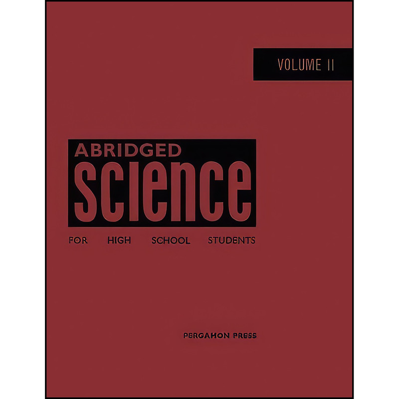کتاب Abridged Science for High School Students اثر H. Messel انتشارات تازه ها