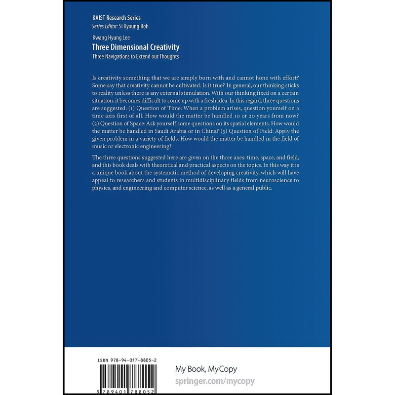 کتاب Three Dimensional Creativity اثر Kwang Hyung Lee انتشارات Springer
