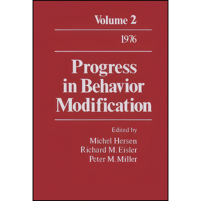 کتاب Progress in Behavior Modification اثر جمعي از نويسندگان انتشارات تازه ها