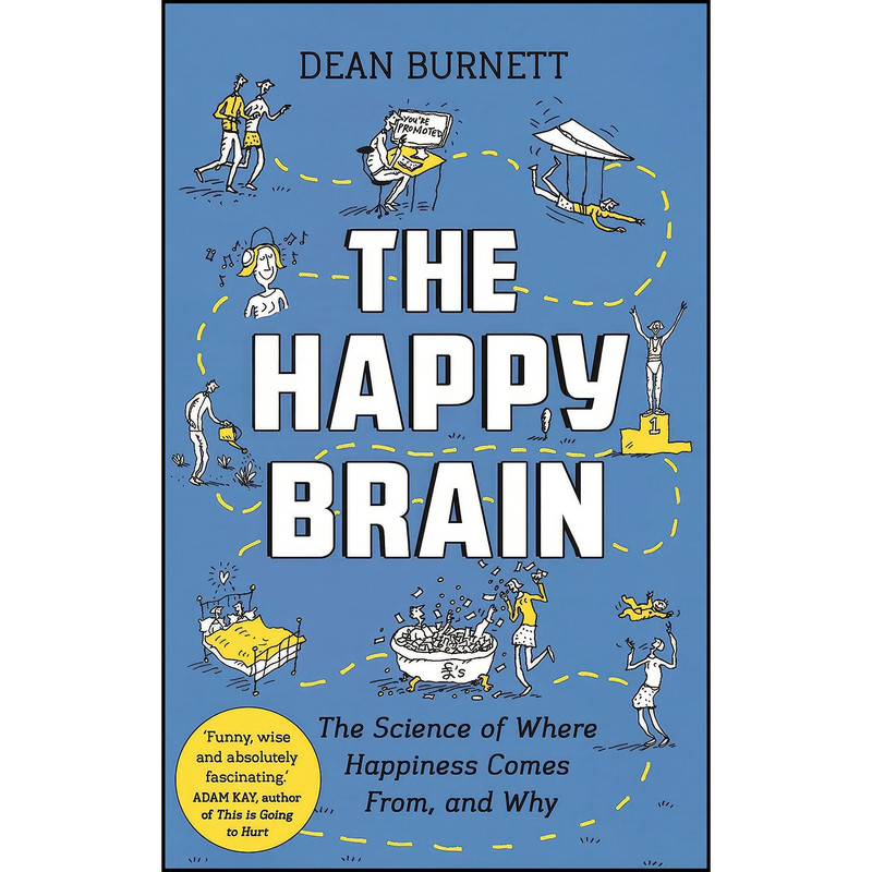 کتاب The Happy Brain اثر Dean Burnett انتشارات Guardian Faber