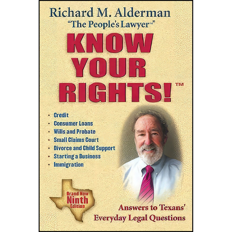 کتاب Know Your Rights! اثر Richard M. Alderman انتشارات Lone Star Books