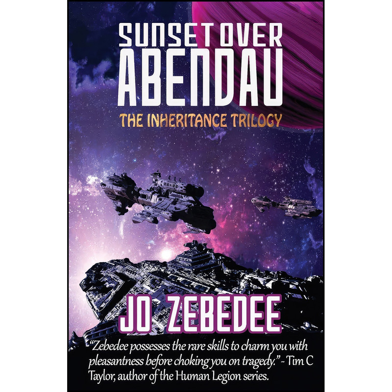 کتاب Sunset Over Abendau اثر Jo Zebedee and Teresa Edgerton انتشارات Tickety Boo Press Ltd