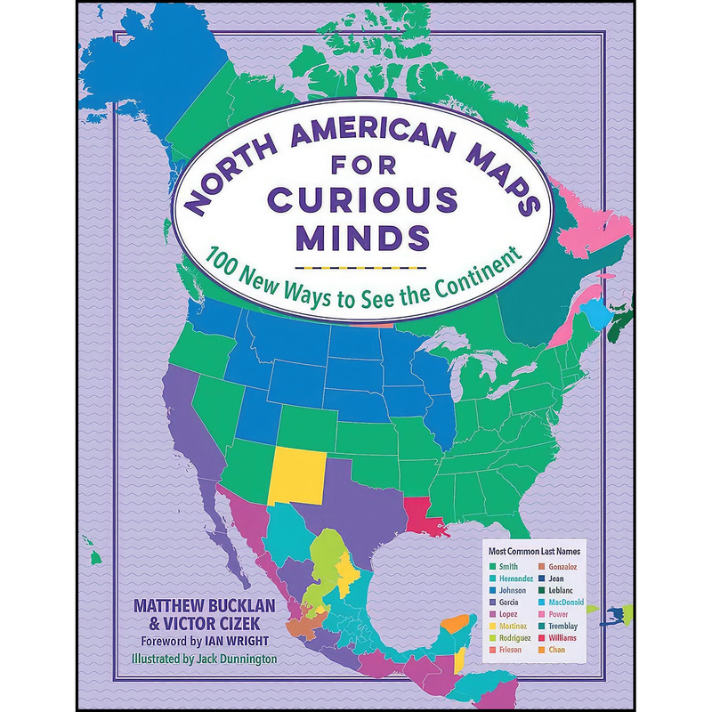 کتاب North American Maps for Curious Minds اثر جمعي از نويسندگان انتشارات The Experiment