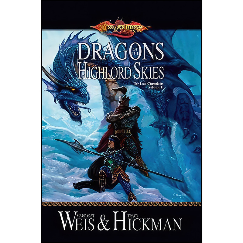 کتاب Dragons of the Highlord Skies  اثر Margaret Weis and Tracy Hickman انتشارات Wizards of the Coast