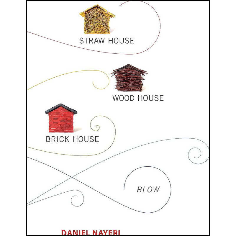 کتاب Straw House, Wood House, Brick House, Blow اثر Daniel Nayeri انتشارات Candlewick Press