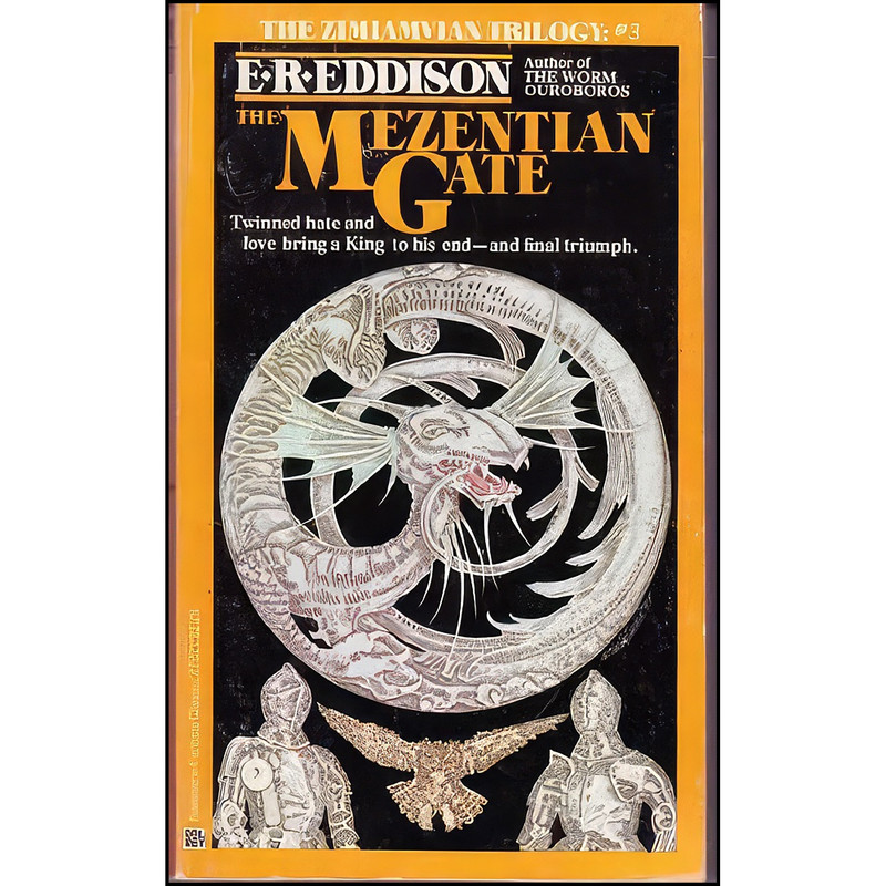 کتاب The Mezentian Gate اثر E. R. Eddison انتشارات Del Rey