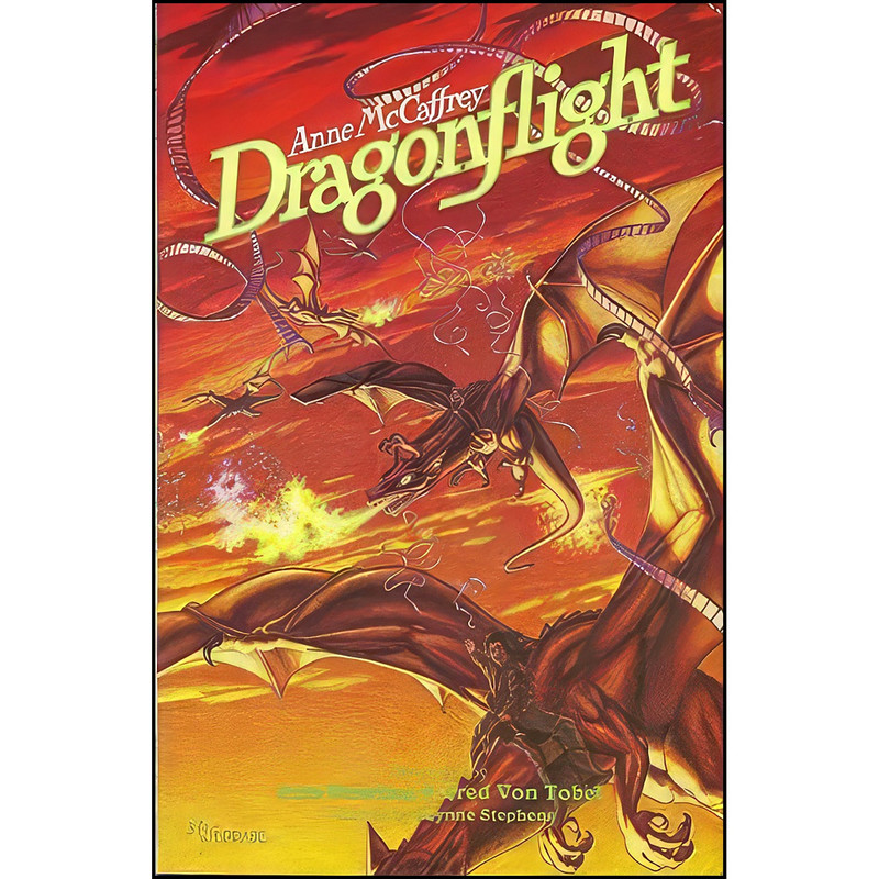 کتاب Dragonflight  اثر Anne McCaffrey انتشارات Eclipse