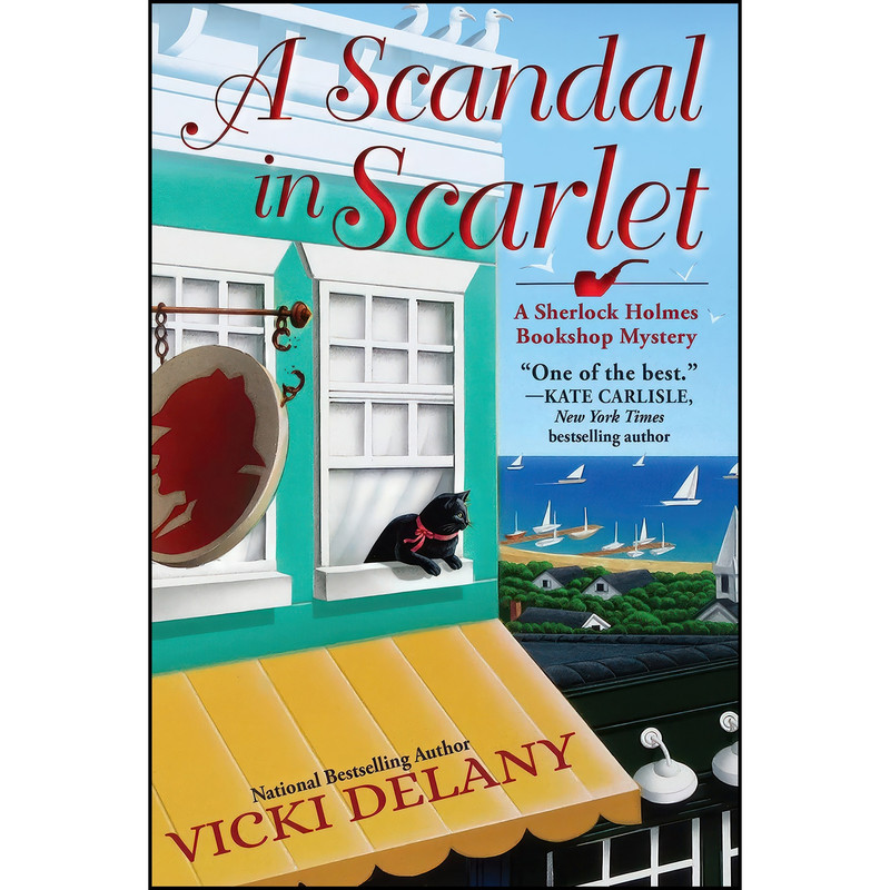 کتاب A Scandal in Scarlet  اثر Vicki Delany انتشارات Crooked Lane Books