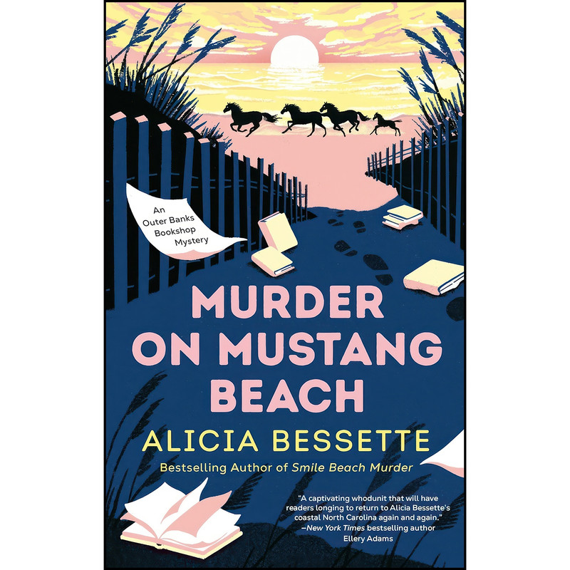 کتاب Murder on Mustang Beach  اثر Alicia Bessette انتشارات Berkley