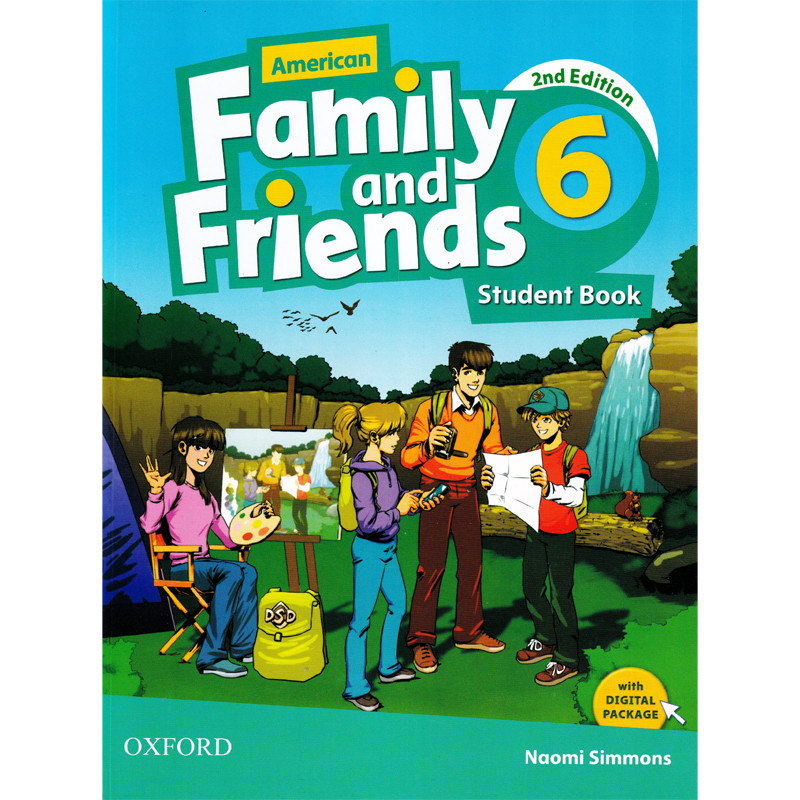 کتاب Family and Friends 2nd 6 + Qr code اثر Tamzin Thompson انتشارات Oxford تک جلدی
