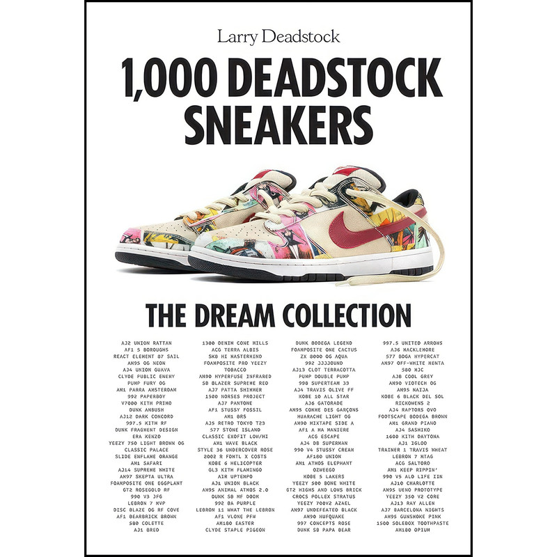 کتاب 1,000 Deadstock Sneakers اثر Larry Deadstock انتشارات Abrams Books