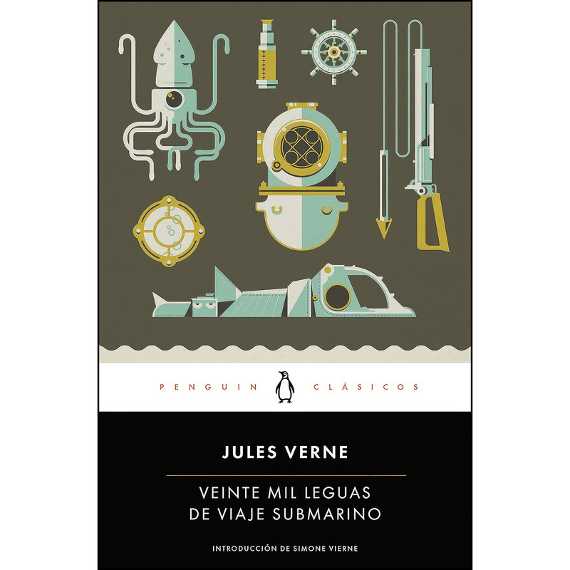 کتاب Veinte mil leguas de viaje submarino / Twenty Thousand Leagues Under the Sea  اثر Jules Verne انتشارات Penguin Clasicos