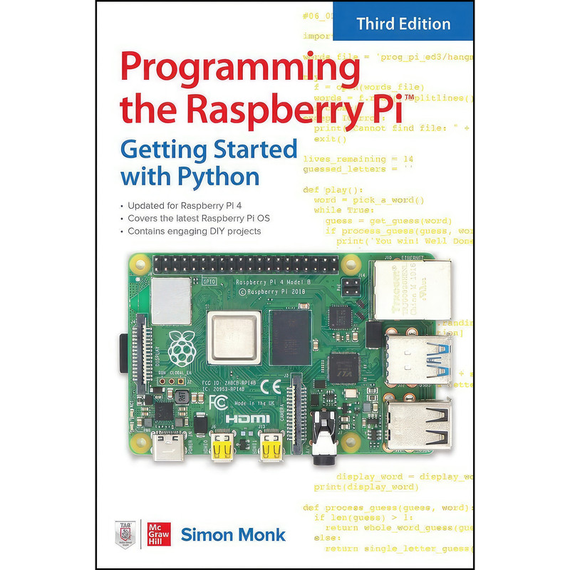 کتاب Programming the Raspberry Pi, Third Edition اثر Simon Monk انتشارات McGraw Hill TAB