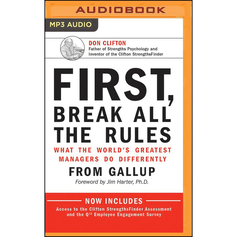 کتاب First, Break All the Rules اثر جمعي از نويسندگان انتشارات Brilliance Audio