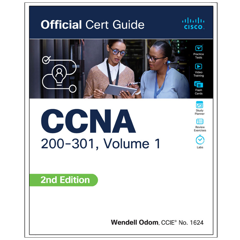 کتاب  CCNA  200-301 Official  Cert  Guide Volume 1 Second  Edition اثر WENDELL ODOM انتشارات رایان کاویان