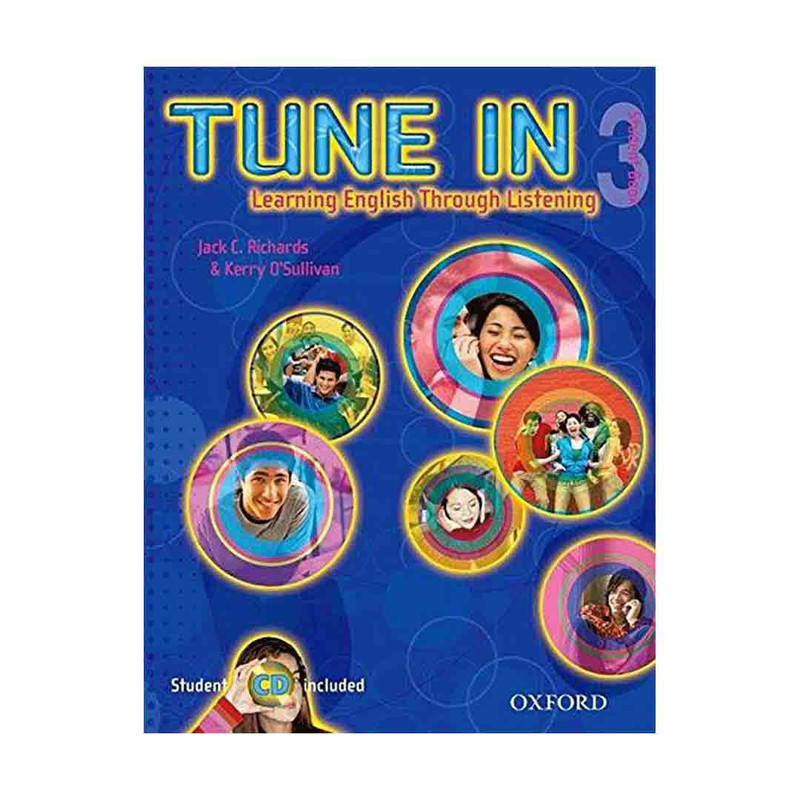 کتاب tune in 3 learning english through listening +QR CODE اثر جمعی از نویسندگان انتشارات OXFORD UNIVERSITY PRESS