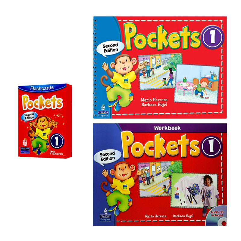 کتاب Pockets 1 (2nd Edition) اثر Mario Herrera و Barbara Hojel انتشارات الوندپویان 3 جلدی