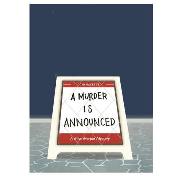 کتاب A Murder is Announced اثر Agatha Christie انتشارات آینده کتاب