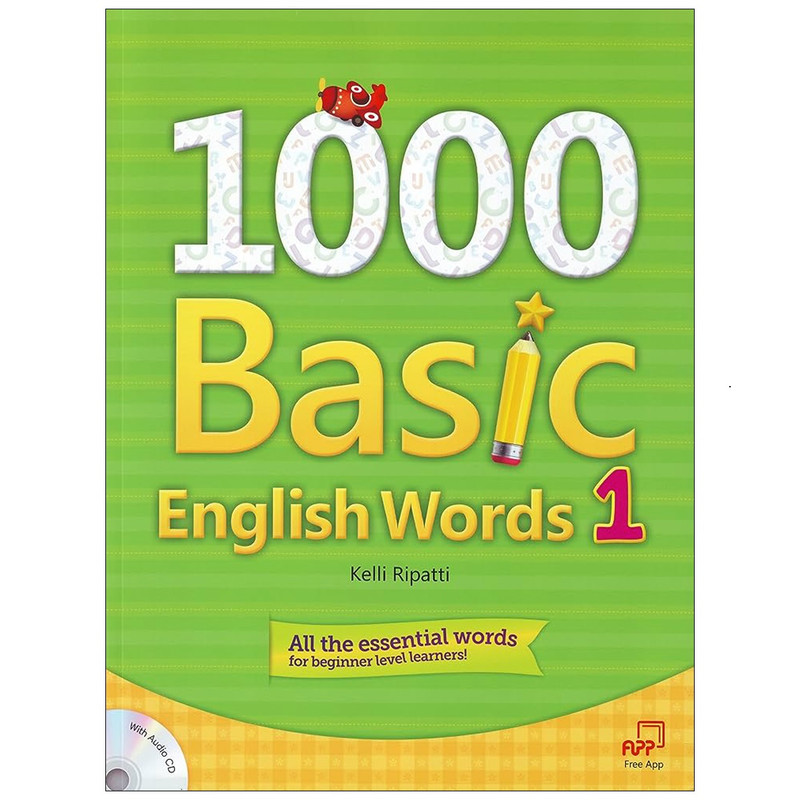 کتاب 1000Basic English Words 1 اثر Kelli Ripatti نشر Compass Publishing