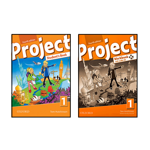 کتاب Project 1 - Fourth Edition اثر Tom Hutchinson انتشارات Oxford دو جلدی