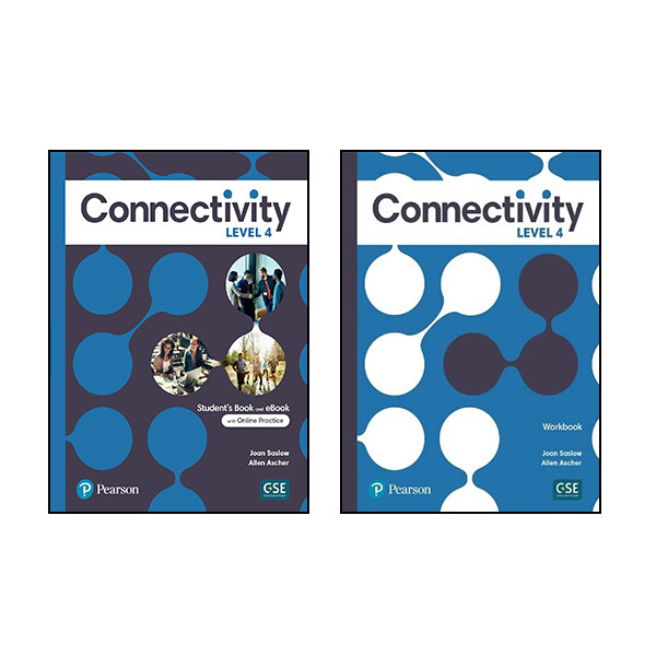 کتاب Connectivity Level 4 اثر Joan Saslow و Allen Ascher انتشارات Pearson دو جلدی