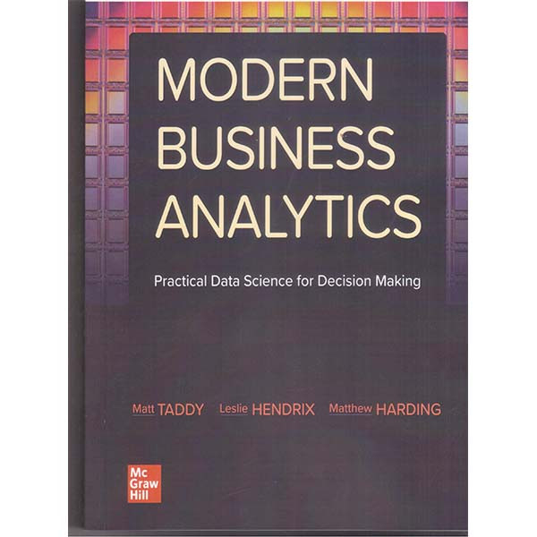 کتاب Modern Business Analytics اثر جمعی از نویسندگان انتشارات مک گراهیل