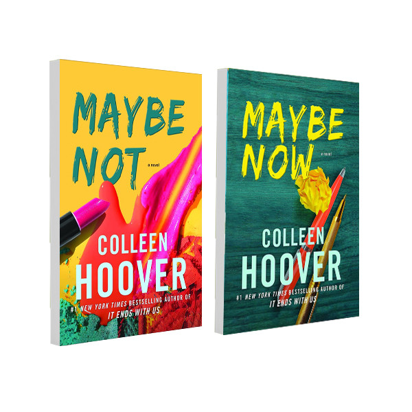 کتاب Maybe Now و Maybe Not اثر Colleen Hoover انتشارات آینده کتاب 2 جلدی