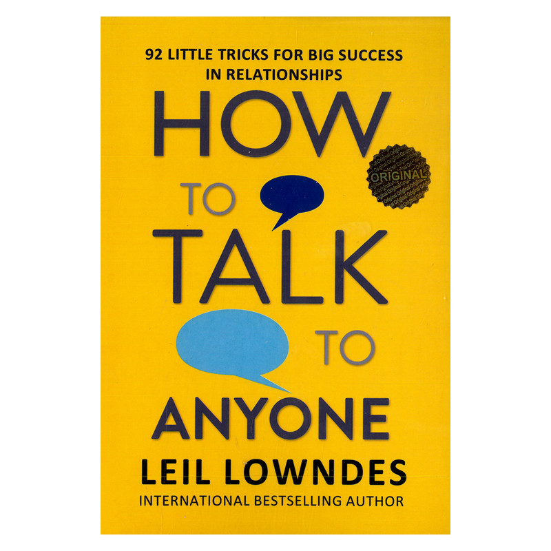 کتاب How To Talk To Anyone اثر Leil Lowndes انتشارات مات
