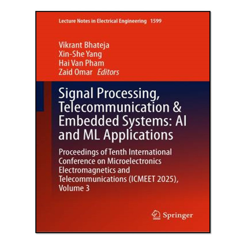 کتاب Signal Processing, Telecommunication & Embedded Systems اثر جمعی از نویسندگان انتشارات آوای مؤلف
